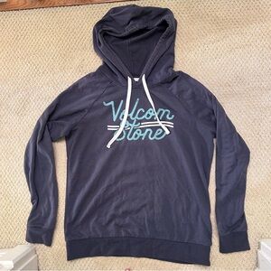 Volcom Stone Gray Pullover Hoodie Women’s Medium